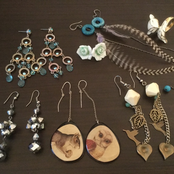 Costume earrings (package of 6) - Picture 1 of 1